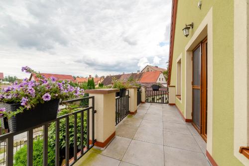 Balcony/terrace, Trebonske Apartmany in Trebon