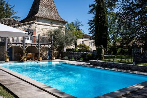 Les Manibelles Manor House Rental chambre d'hôte Amarens