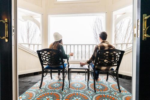 陽台/露台, Nordic Village Resort in 巴特利特