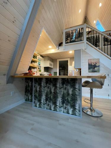 設施, Newly Built A-Frame nestled in the woods in 聖約翰斯堡 (VT)