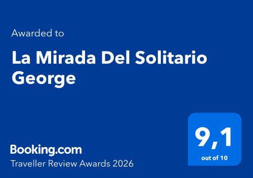 設施, La Mirada Del Solitario George in 加拉帕戈斯