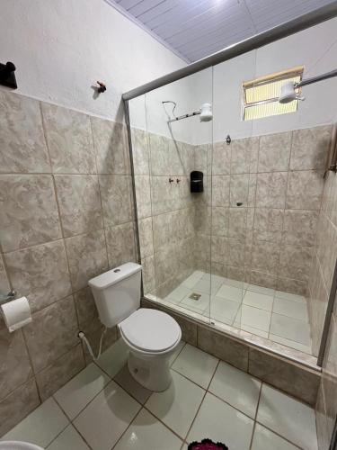 Bathroom, Casa da Mata in Praia do Puruba