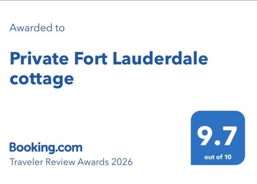 Private Fort Lauderdale cottage in Fort Lauderdale, USA