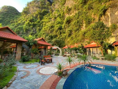 ニンビン Trang An Peaceful Homestay 4つ星 ゲストハウス レストラン