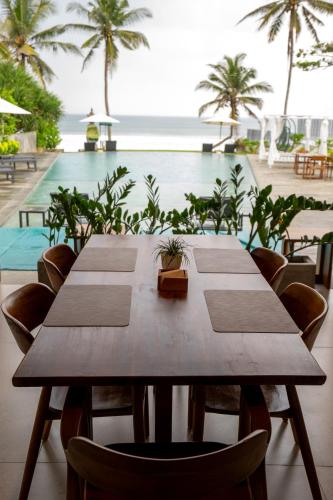 Restaurant, Nyuh Lengkong Beachfront Villa near Tanah Lot in Tanah Lot