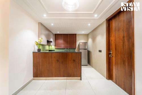 Kitchen, StayVista at Moets Waterfront Estate 3 BR Raison in Bandrol