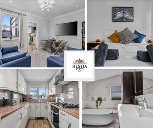 London 3BD sleeps 8 East CR0 Station LGW 14 mins gîte à louer Selhurst Railway Station