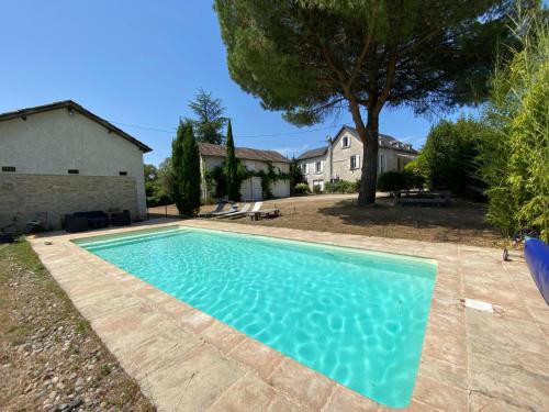 Peldbaseins, Superbe maison avec piscine et jardin pour 8 in La Dornac