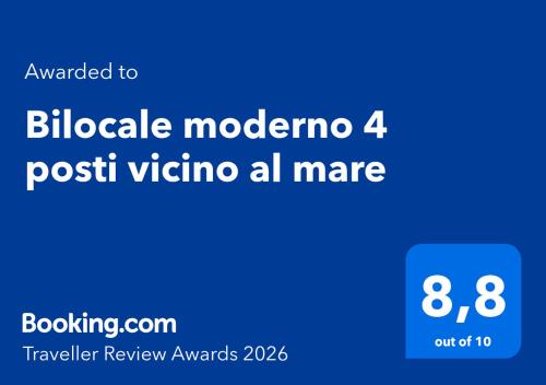 Bilocale moderno 4 posti vicino al mare 2
