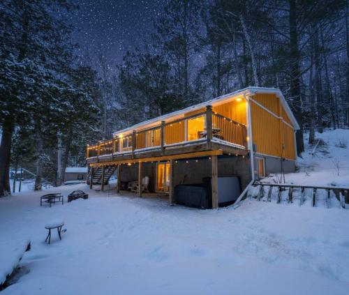Spa by Lake Edja - Chalet Yellow Mellow