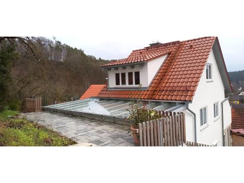 A szálláshely kívülről, Ferienhaus Schlossblick in Aufseß
