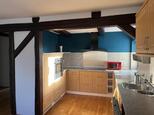 Cocina, Ferienwohnung "Am Malerweg" Lohmen in Lohmen