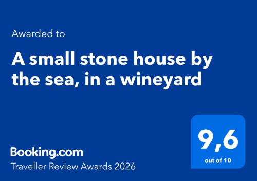 A small stone house by the sea, in a wineyard – khách sạn tại Nerezisca