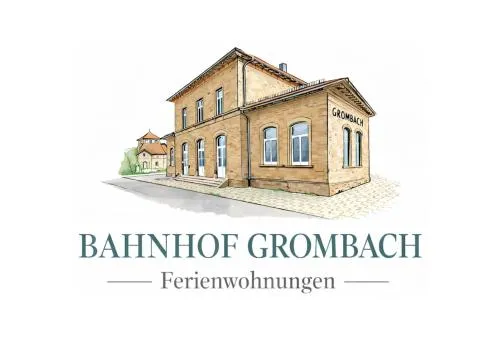 Bahnhof Grombach in Bad Rappenau, Deutschland
