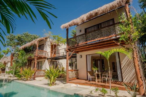 Skats, Villas AHAL, in Chemuyil