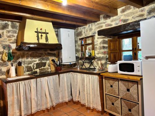 virtuve, Cabaña Los Picones (Cabana Los Picones) in Valvanuz