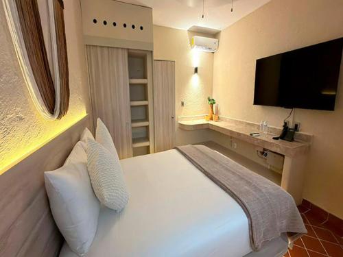 1 double bed
