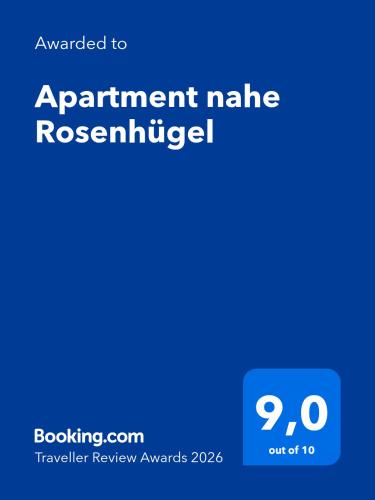  Apartment nahe Rosenhügel in Wien
