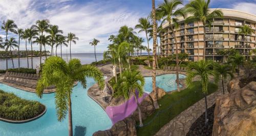 景觀, 希爾頓俱樂部海洋塔-威可洛亞村 (Hilton Grand Vacations Club Ocean Tower Waikoloa Village) in 普阿科(HI)