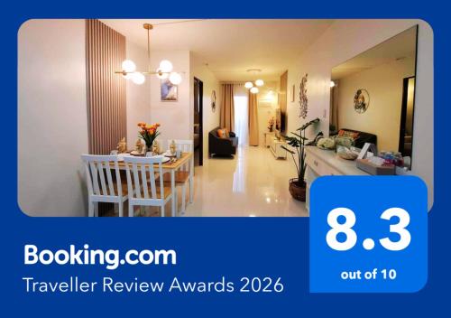 Cozy 1BR Condo with FREE Swimming Pool, Gym, FREE Parking Near Princesa City Center - B1 6Luster, El Nido