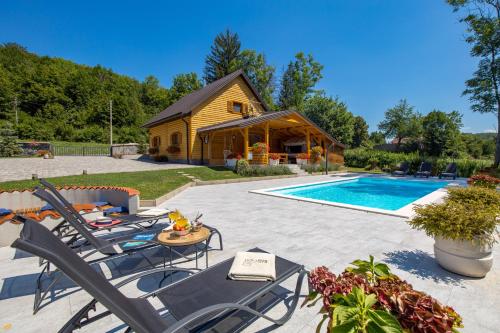 Viesnīcas āriene, Holiday Home Mali Medo in Baške Oštarije
