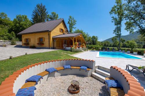 Viesnīcas āriene, Holiday Home Mali Medo in Baške Oštarije