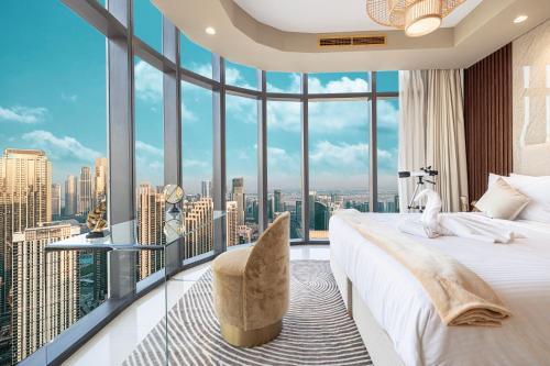 2BR Burj Khalifa View in Paramount Hotel Midtown 