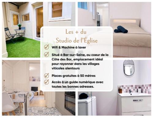 Vannas istaba, Studio de l'Église - Wifi & Machine à laver (Studio de l'Eglise - Wifi & Machine a laver) in Bar-sur-Seine