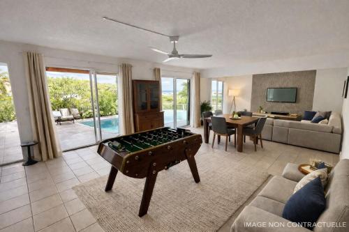 Red Villa T5 with sea view pool - Oyster Pond - Location, gîte - Saint Martin