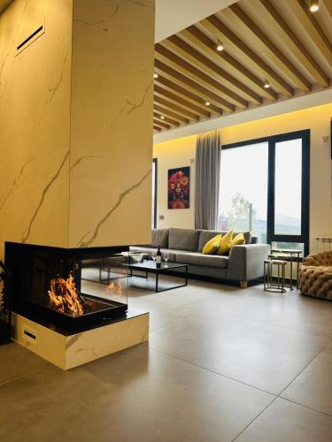 La Villa Kfardebian Stone Villa in Фарая