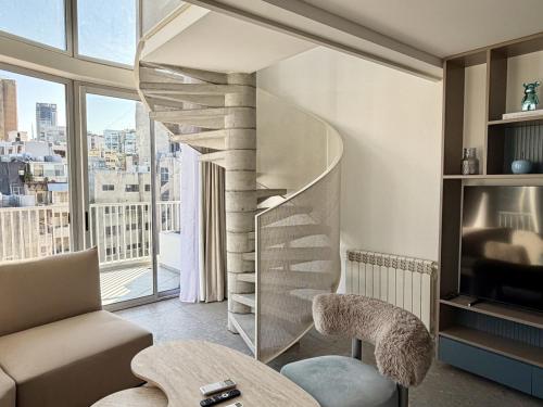 Retro 6C 1-BR Loft in Gemmayze - main image