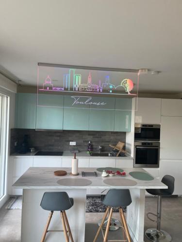 Apartment Zénith Charm of Barry Gardens- private parking, Toulouse