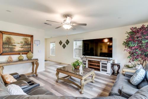 . Pool Table & Patio! Spacious Merced Getaway