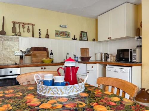 virtuve, Pennywells Cottage Rothbury in Alnham