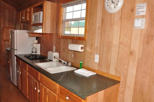 Arrowhead Camping Resort Deluxe Cabin 4 in Douglas Center, USA