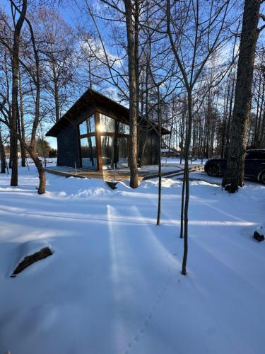 A szálláshely kívülről, DEIVID house for rent in Skulte