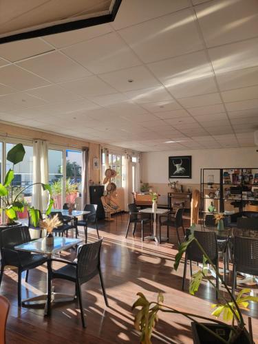 大堂, Hotel l'Etoile in 勒格羅－迪魯瓦