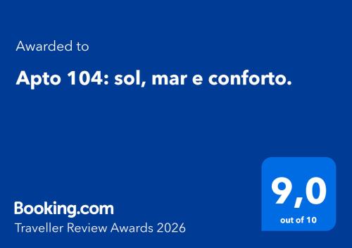 Apto 104: sol, mar e conforto., Rio das Ostras