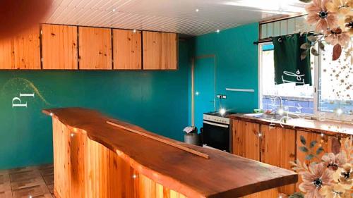 Home lac in Huahine Island