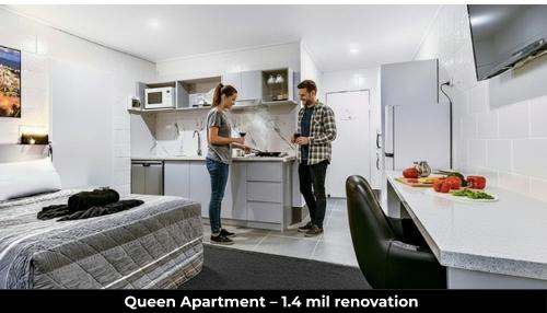 Exterior view of Aaron Motel