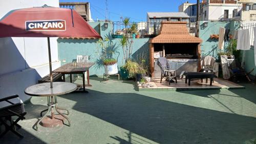 Blue hostel