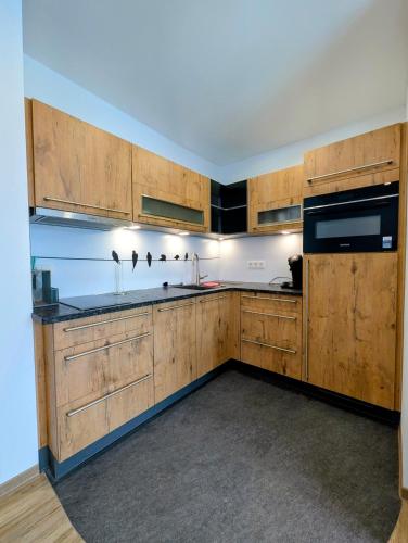 Kitchen, Schwalbennest Ferienhof Wolschendorf in Triptis