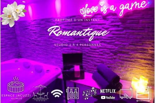 Studio élégant l'orchidée Jacuzzi en intérieur toute l'année – khách sạn tại Fontcaude