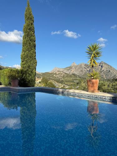 Úszómedence, Casa Capelletes - Mediterranean Mountain Villa in Bolulla