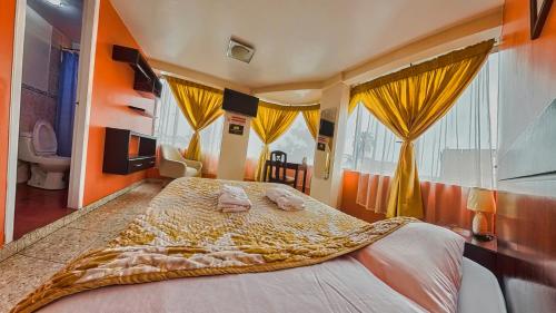 Baño, Hostal La Rosa Otavalo in Otavalo