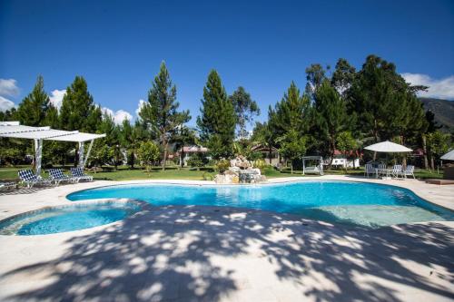 Zwembad, Cemayu Lodge in Oxapampa