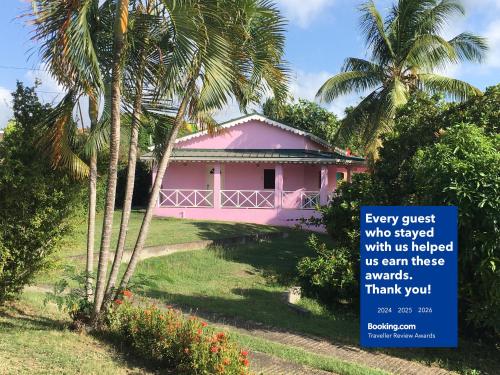 The Pink House in Choiseul