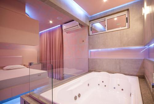 Hot tub, Motel Classe A (Adult Only) in Mooca