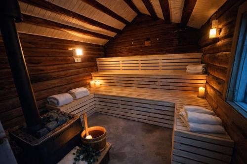 Szauna, Traditional timber farm with Sauna & Wi-Fi in Vinstra