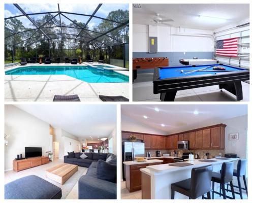 Beautiful 4BR Family Pool Home with Game Room-588OCB in Davenport, USA